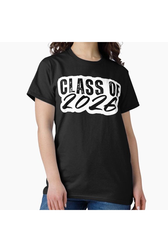 Class Of Distressed Graduation Year Script For Seniors Students & Grads Classic Edition Shirt, Graduation Graphic Tee, Senior Class Shirt
