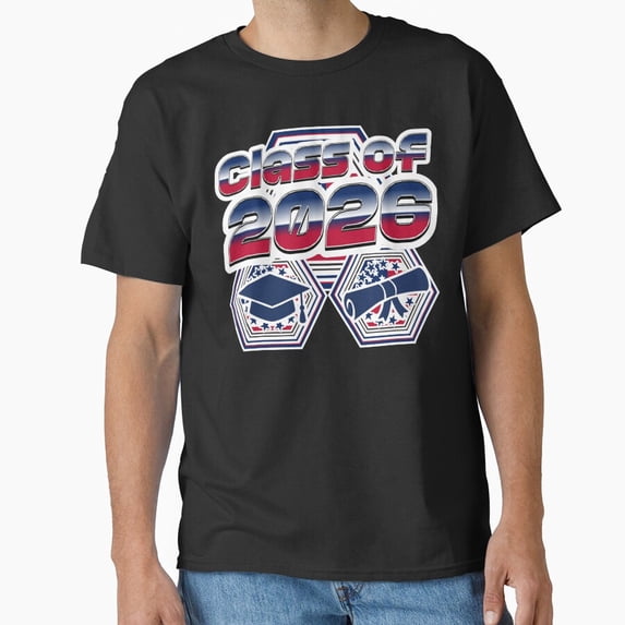 Class Of Graduation With Cap & Diploma Icons Shirt, New Grandma Graphic ...