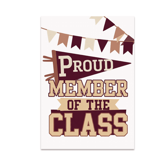 Class Pride Wall Decor - Graduation Enthusiast - 13x19 Poster Print