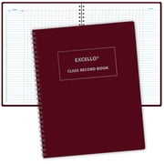 Class Record Book Unstructured Extra-Large Blocks, Teacher Grade Book 40 student Names (Excello) - ZK-MJST-54KZ by Elan Publishing Company