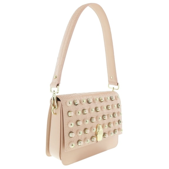 Class Roberto Cavalli Milano Rmx 00 Nude Large Shoulder Bag