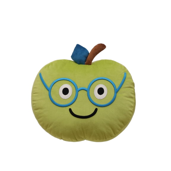 Class Rules! 13" x 14" Green Apple Pillow by B2C