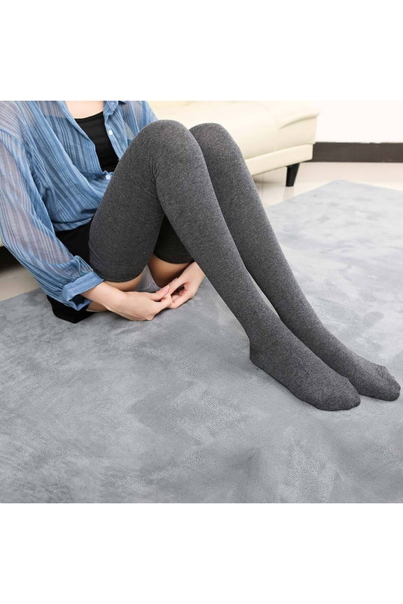 Class Socks Knee High Stockings for Women and Girls in Silk Solid Design Platform Competitor Title-Informed