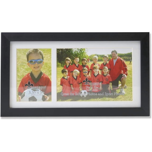 Class Team Picture, Two Opening Frame, Black 7x5 & 3.5x5