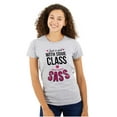 thumbnail image 1 of Class and Sass Funny Southern Belle Womens Slim Fit Graphic Tee Brisco Brands M, 1 of 5
