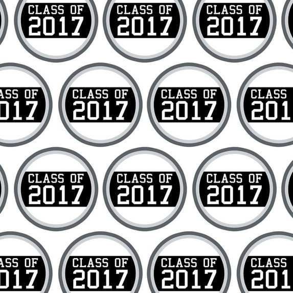 Class of 2017 Graduation Premium Gift Wrap Wrapping Paper Roll