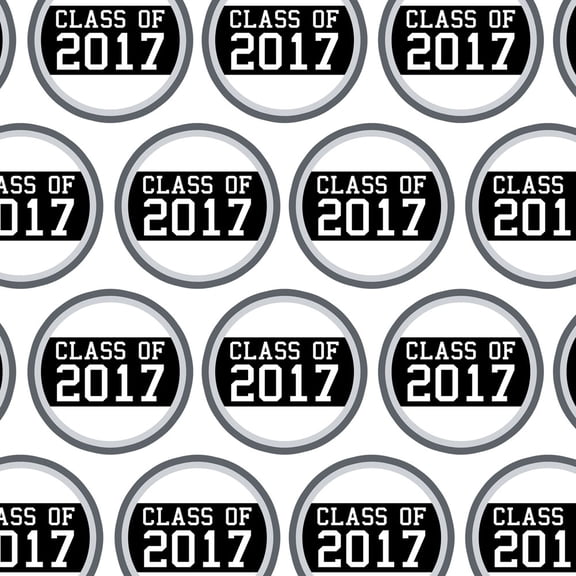 Class of 2017 Graduation Premium Gift Wrap Wrapping Paper Roll