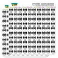 thumbnail image 1 of Class of 2018 Graduation 1/2" (0.5") Scrapbooking Crafting Stickers, 1 of 2
