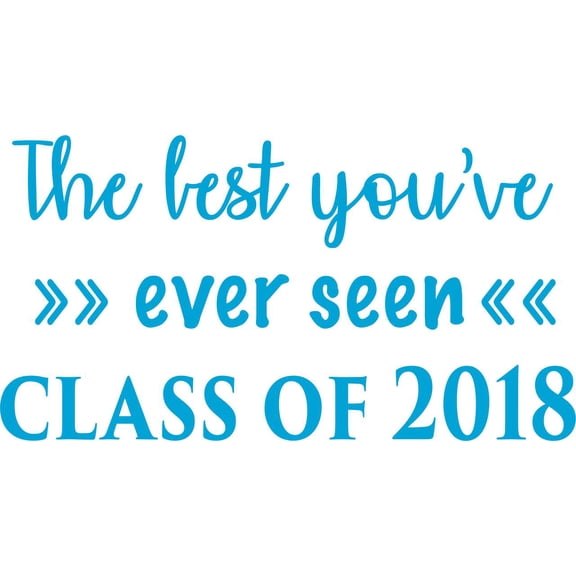 Class of 2018 Graduation DÃ©cor - Lettering for Wall - Vinyl Sticker / Decal - 20"x12"