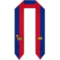 thumbnail image 1 of Class of 2024 Liechtenstein Flag Graduation Stoles Shawl Sash Scraf For Study Aboard International Students Graduation's Day, 1 of 6