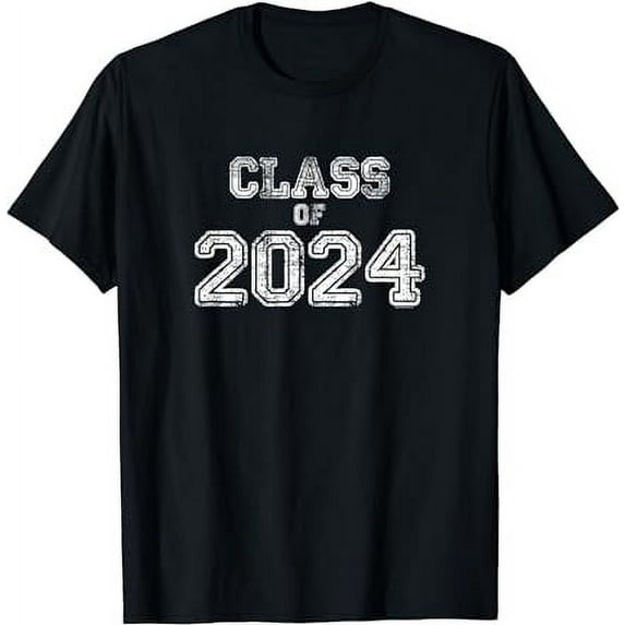 Class of 2024 | Senior 2024 Graduation Vintage School Spirit T-Shirt