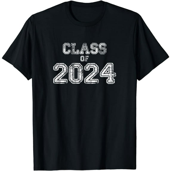 Class of 2024 | Senior 2024 Graduation Vintage School Spirit T-Shirt