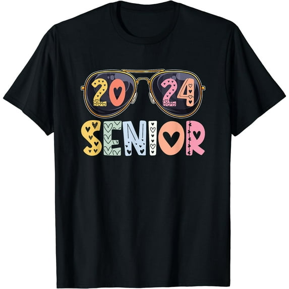 Class of 2024 Senior 2024 Graduation last day of school T-Shirt Black 2X-Large