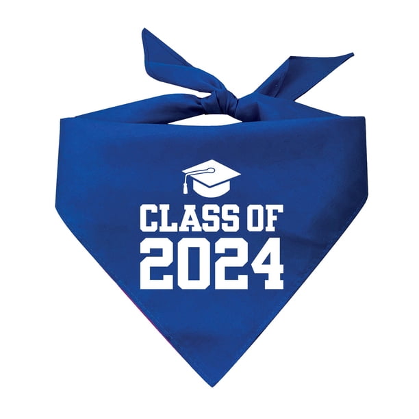 Class of 2024 Triangle Dog Bandana Walmart Business Supplies