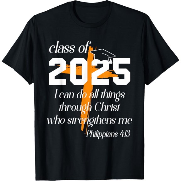 Class of 2025 Christian Graduation Senior Graduate Adult T-shirt