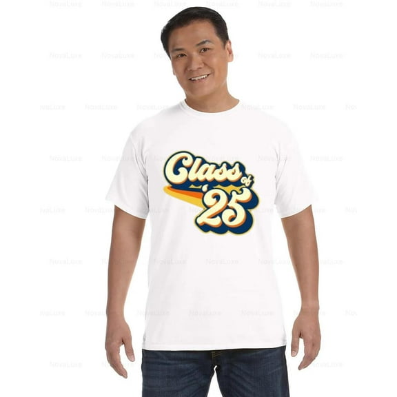 Class of 2025 Comfort Color T-Shirt Minimalist and Stylish Graduation Graphic, Unisex, up to size 4XL