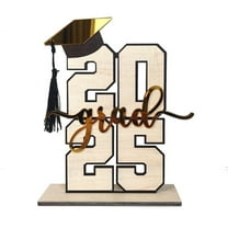 Class of 2025 Graduation Table Centerpiece with Cap and Tassel – Perfect for Celebrations and Parties Decor
