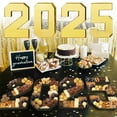 thumbnail image 1 of Class of 2025 Number Charcuterie Box - 4PC Paper Graduation Party Decorations, 10" Food Display Trays for 2025 Grad Party Table Centerpieces, 1 of 6