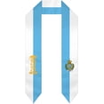 thumbnail image 1 of Class of 2025 San Marino Flag Graduation Stoles Shawls Sash International Study Graduate Scarves, 1 of 6