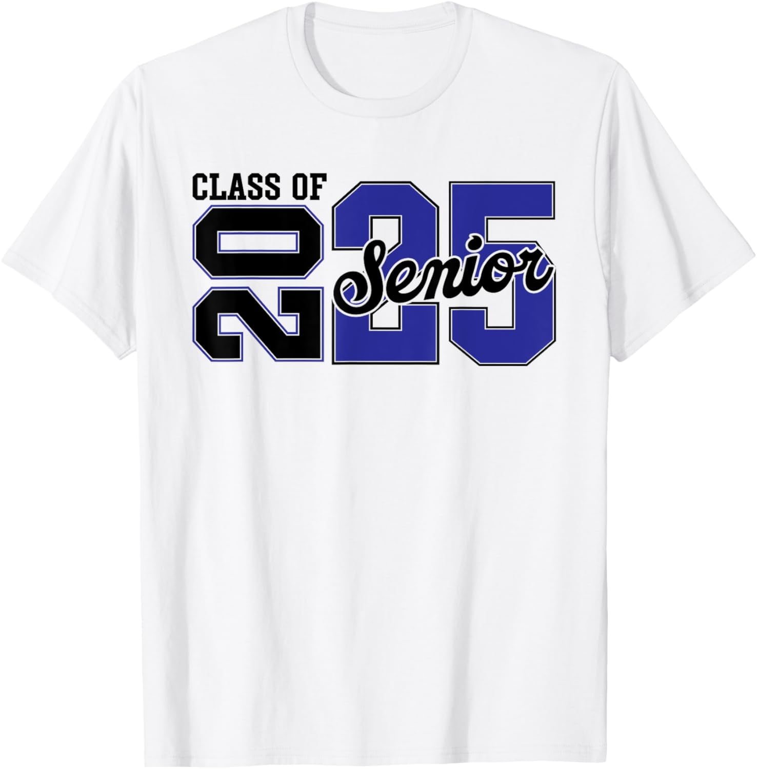 Class of 2025 Senior 2025 Back To School 2025 Blue Design TShirtMen's