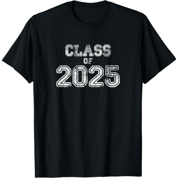 Class of 2025 | Senior 2025 Graduation Vintage School Spirit T-Shirt
