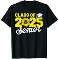 Class of 2025 Senior 2025 Sunflower Back To School 2025 Girl TShirt