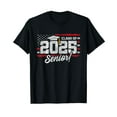 Class of 2025 Senior Graduation American Flag Senior 2025 TShirt