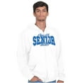 thumbnail image 1 of Class of 2025 Senior Graduation Zip Up Hoodie Men's Women's Brisco Brands S, 1 of 5