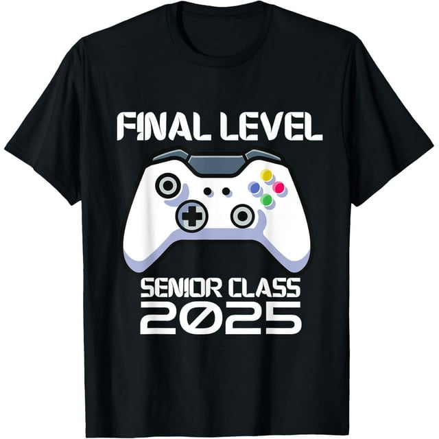 Class of 2025 Senior Video Game Final Level School Gamer TShirt