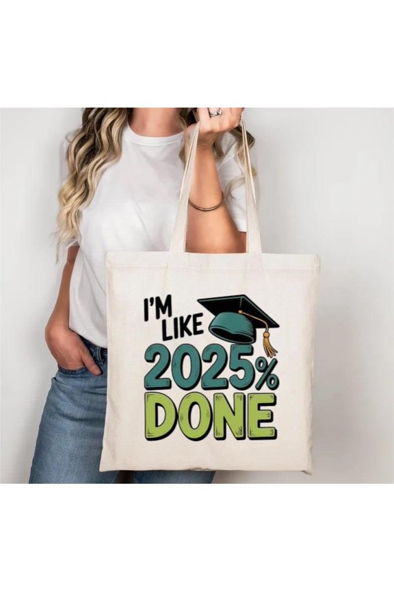 Class of 2025 Tote Bag Simple Graduation Year Statement Style, a gift just for you