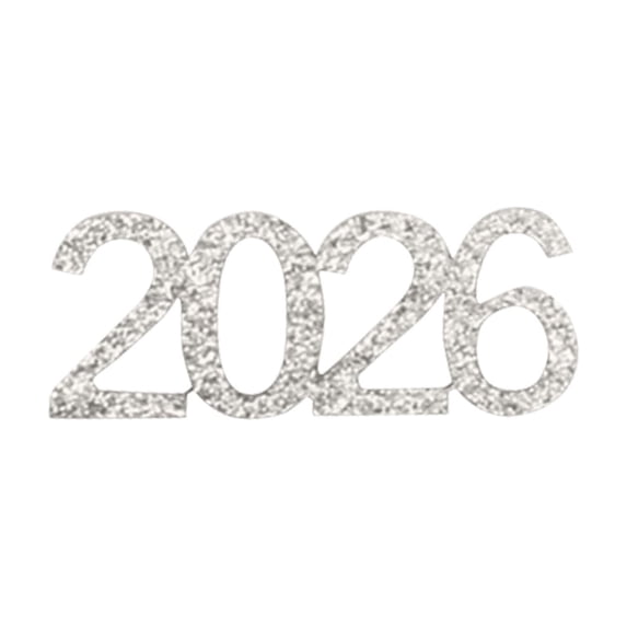Class of 2026 Confetti,100-Piece Glitter Table Scatter for Graduation Parties and New Year's Eve