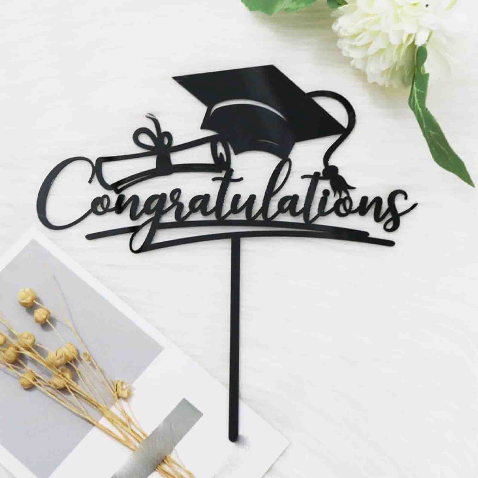 Class of 2026 Graduation Cake Topper: An Elegant Paper Cap Tribute to ...