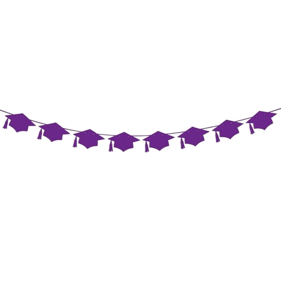 Class of 2026 Graduation Party Decorations Set Purple Gold Congrats ...