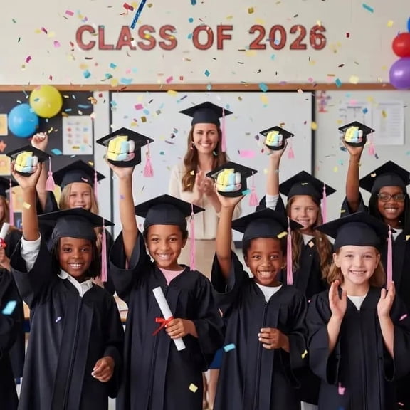 Class of 2026 Graduation Shaker Card – 3D Candy Dome Greeting Card with Tassel Cap – Unique All-in-One Gift for High School & College