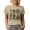 thumbnail image 1 of Class of 2026, Graduation, Tan T-Shirt, Medium, 1 of 5