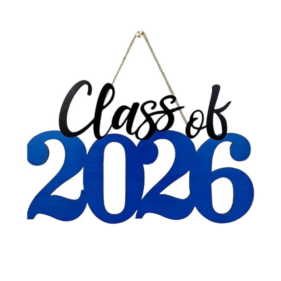 Class of 2026 Graduation Wooden Sign and Photo Booth,'Class Of 2026' Sign Graduation Decorations for High School College Grad Party Backdrop Supplies