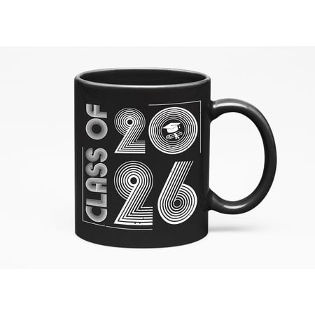 Class of 2026 - School Student Graduation, Black 11oz Ceramic Mug