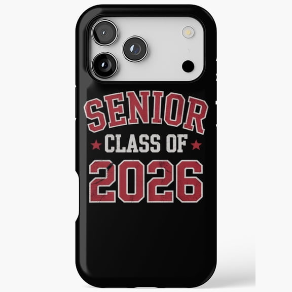 Class of 2026 Senior Year School Graduation iPhone Case 17 16 15 14 13 12 11 Pro Max