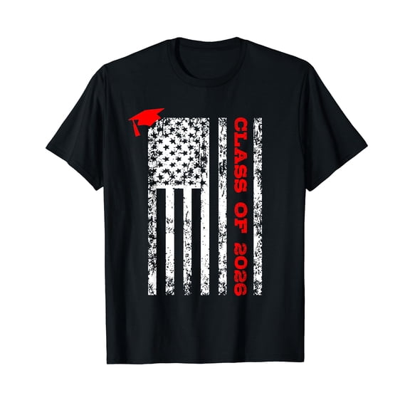 Class of 2026 T-Shirt US Flag T-Shirt