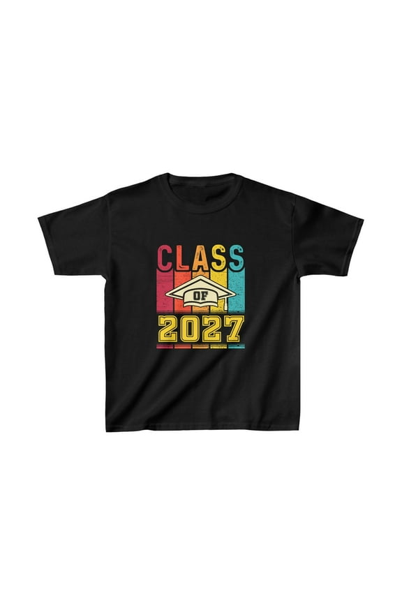 Class of 2027 College University High School Future Graduate Boys Tshirts