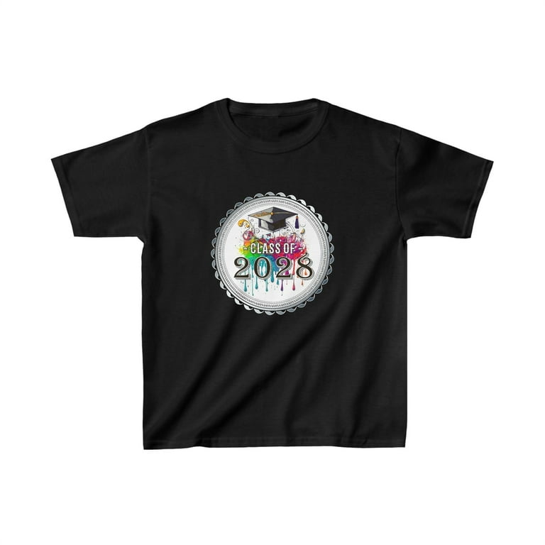 Class of 2028 Grow With Me First Day of School Graduation T Shirts