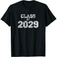 thumbnail image 1 of Class of 2029 Shirt | Senior 2029 Graduation Gift Him Her T-ShirtMen and women can wear, black T-shirts, gifts. Age: M,L，XL 2XL, 3XL, 135XL, 1 of 4
