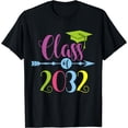 thumbnail image 1 of Class of 2032 Grow With Me Kindergarten Graduate Gift T-Shirt, 1 of 3