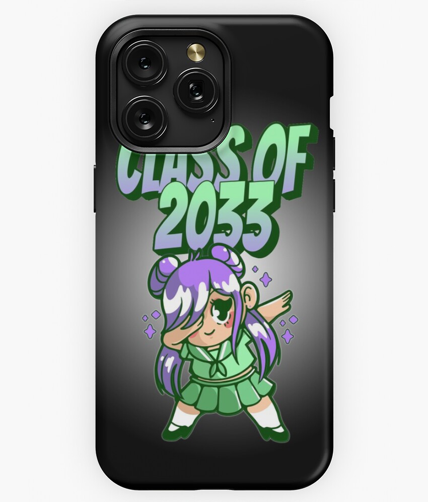 Computer Case 2033 Class of 2033 Anime Girl Graduation G4419 Phone Case for iPhone17 16 15 ...