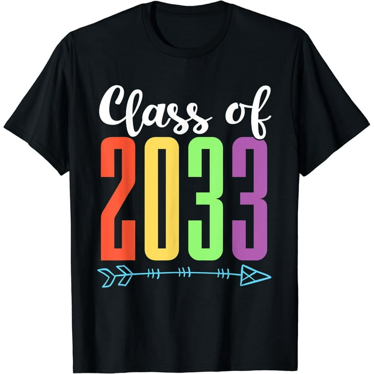 Class Of 2033 Grow With Me Graduation T-Shirt Class Of 2033 Grow With Me Graduation T-Shirt