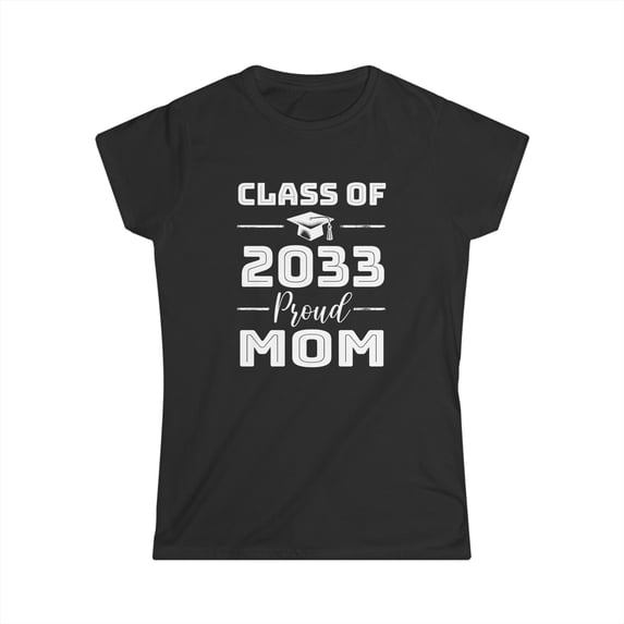 Class of 2033 Senior 2033 Graduation Vintage School Mom 2033 Women Tops