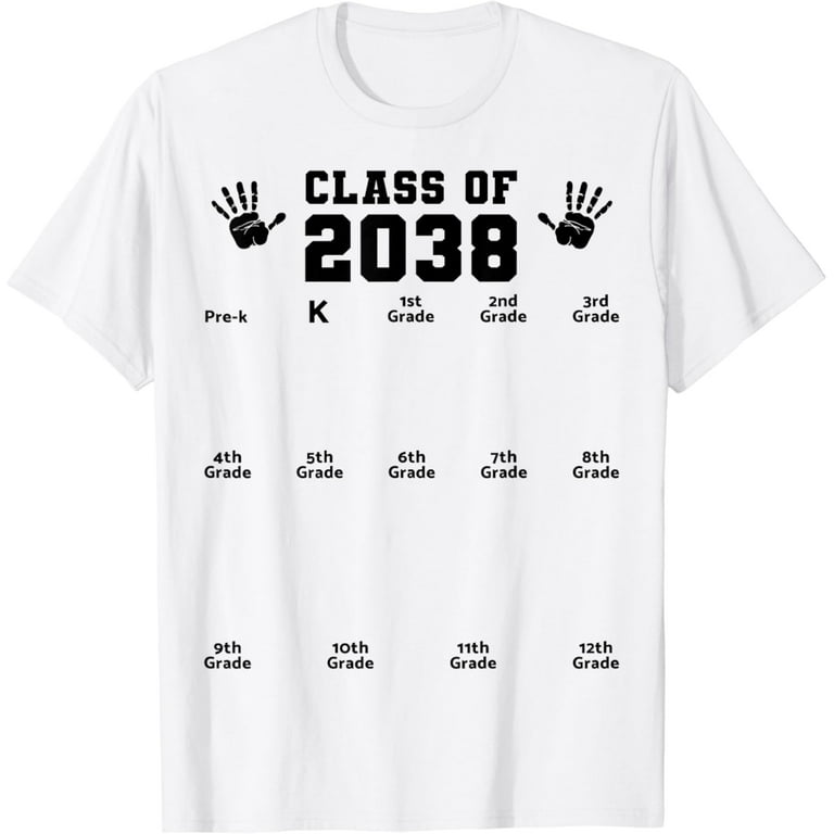 Class Of 2033 Grow With Me Graduation T-Shirt Class Of 2033 Grow With Me Graduation T-Shirt
