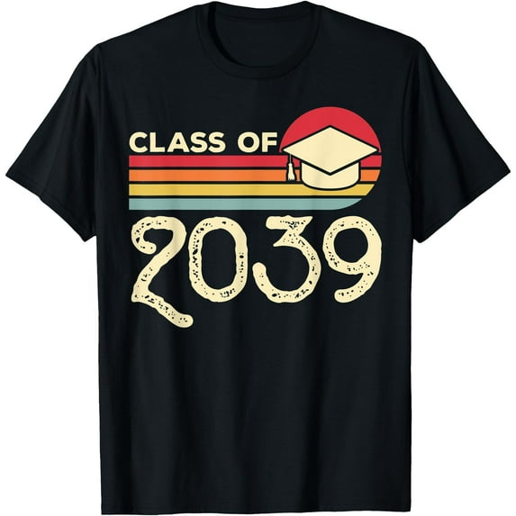 Class of 2039 Grow With Me Vintage Pre-K First Day of School T-Shirt