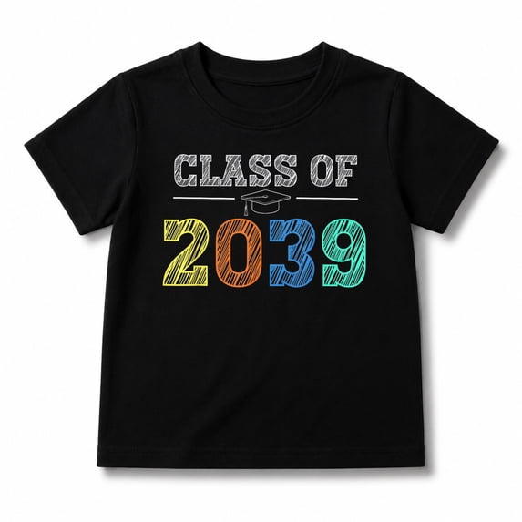 Class of 2039 Grow with Me First Day of School Graduation T-Shirt