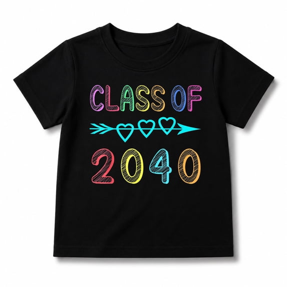Class of 2040 Grow With Me First Day School Back to School T-Shirt